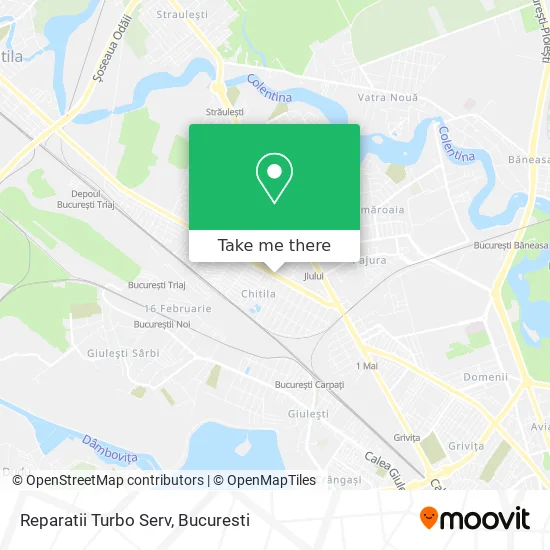 Reparatii Turbo Serv map