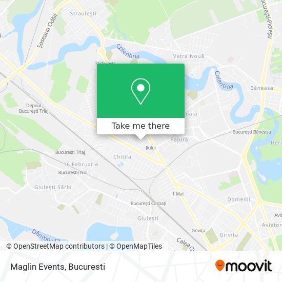 Maglin Events map