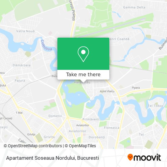 Apartament Soseaua Nordului map