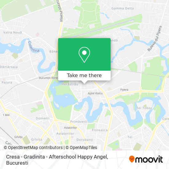 Cresa - Gradinita - Afterschool Happy Angel map