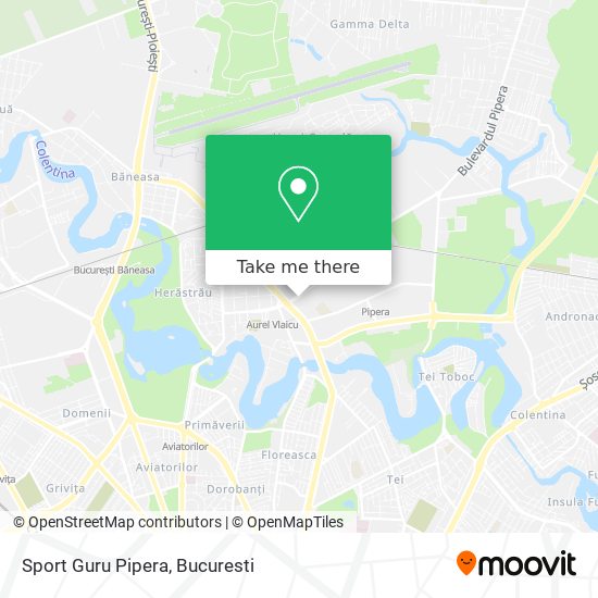 Sport Guru Pipera map