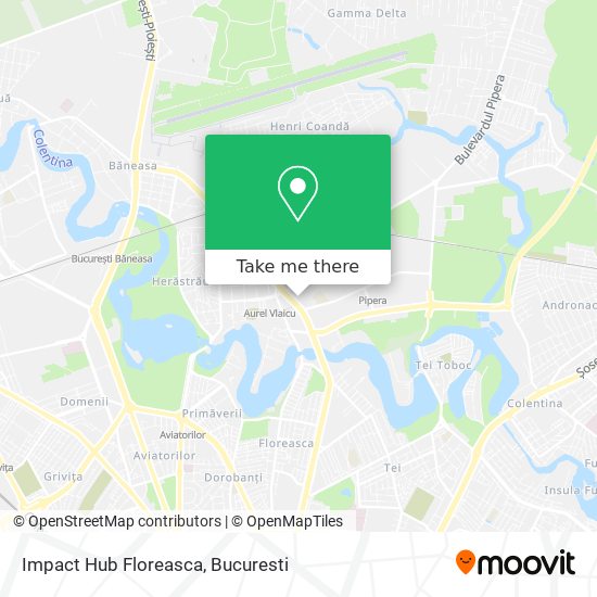 Impact Hub Floreasca map