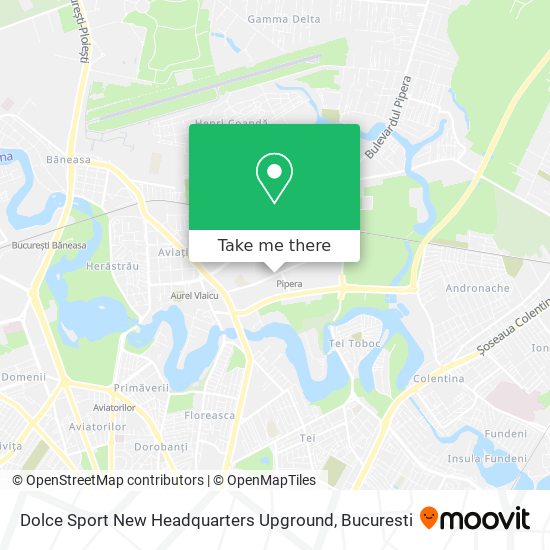 Dolce Sport New Headquarters Upground map