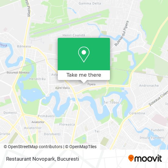 Restaurant Novopark map