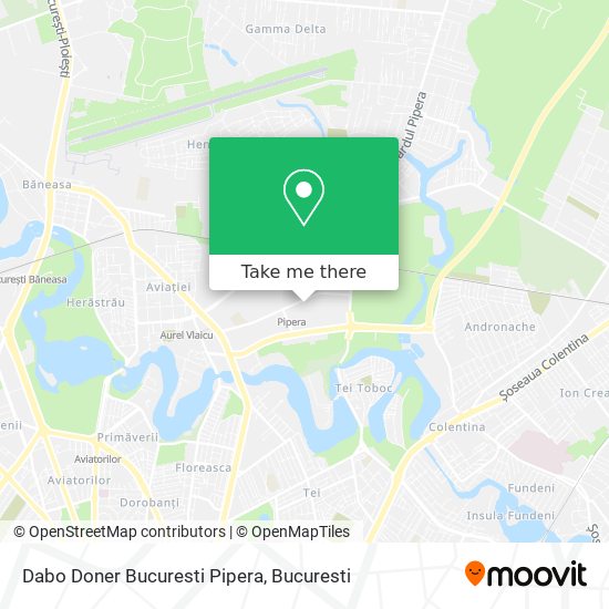 Dabo Doner Bucuresti Pipera map