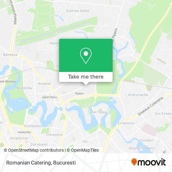 Romanian Catering map