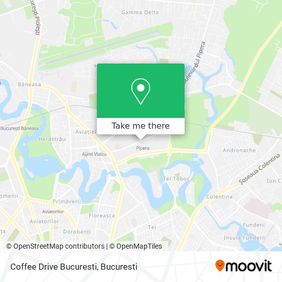 Coffee Drive Bucuresti map