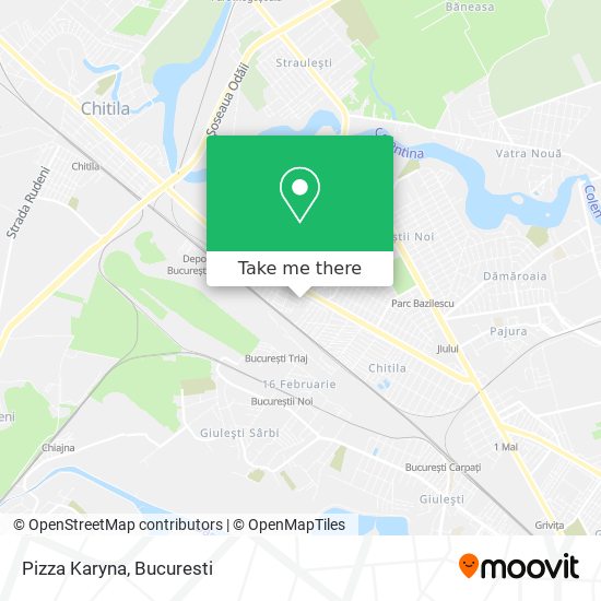 Pizza Karyna map