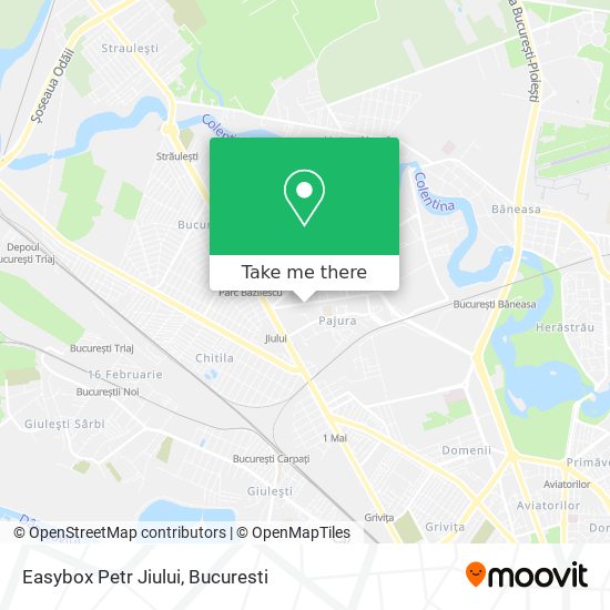 Easybox Petr Jiului map