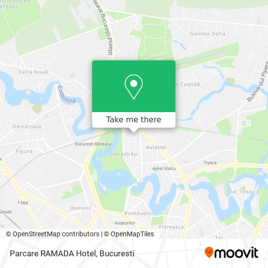 Parcare RAMADA Hotel map