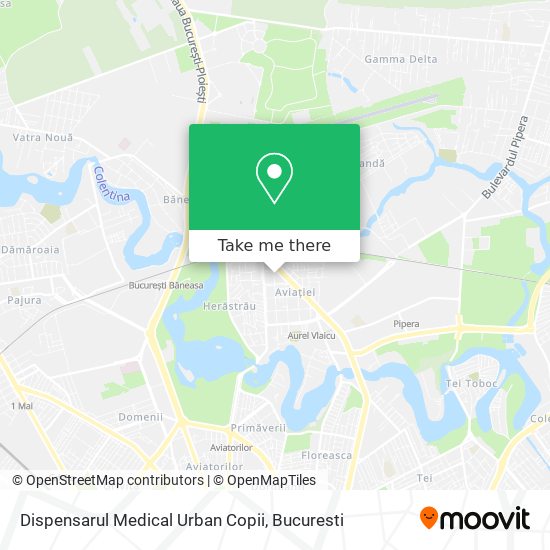 Dispensarul Medical Urban Copii map