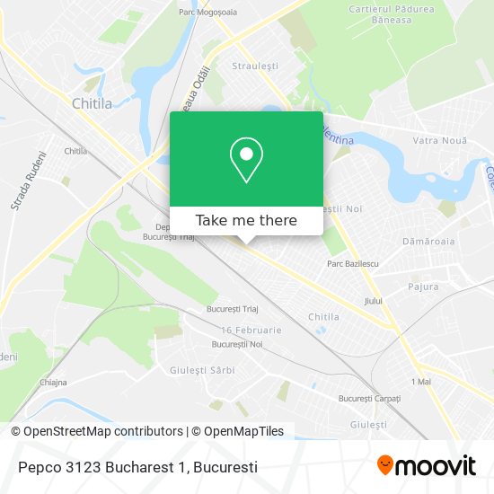 Pepco 3123 Bucharest 1 map
