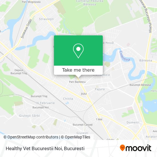 Healthy Vet Bucurestii Noi map