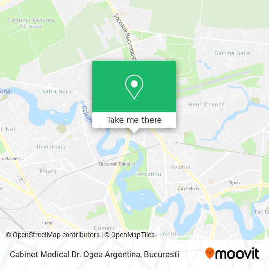 Cabinet Medical Dr. Ogea Argentina map