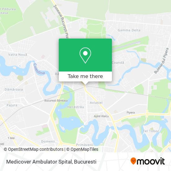 Medicover Ambulator Spital map