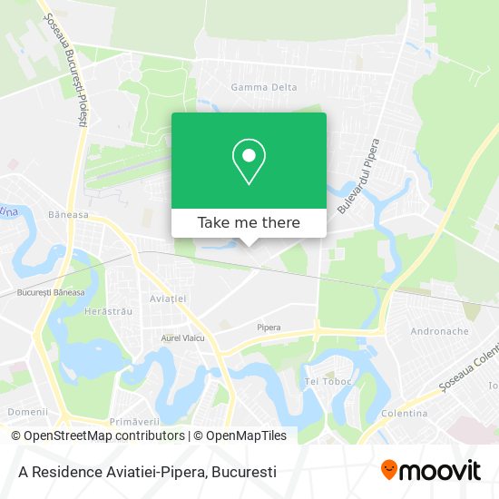 A Residence Aviatiei-Pipera map