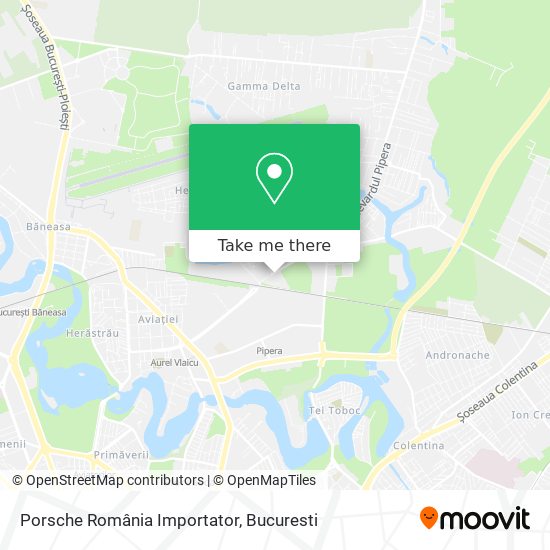 Porsche România Importator map