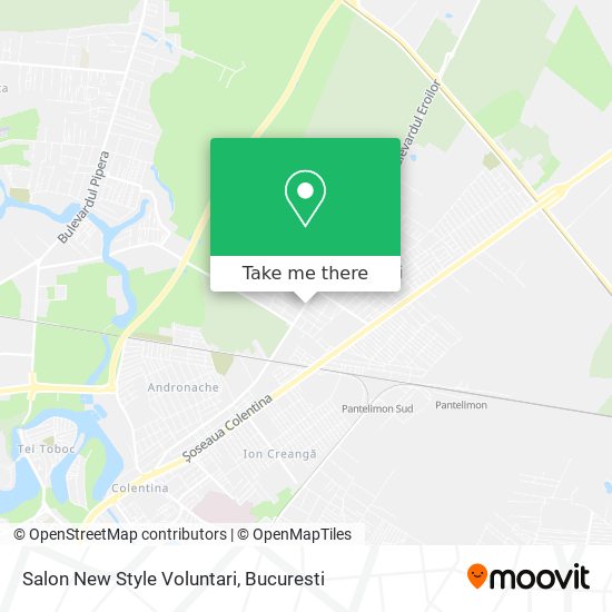 Salon New Style Voluntari map