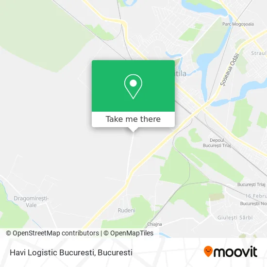 Havi Logistic Bucuresti map