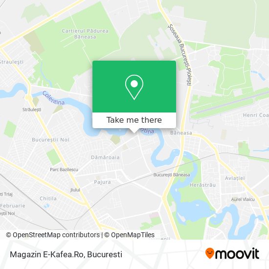 Magazin E-Kafea.Ro map