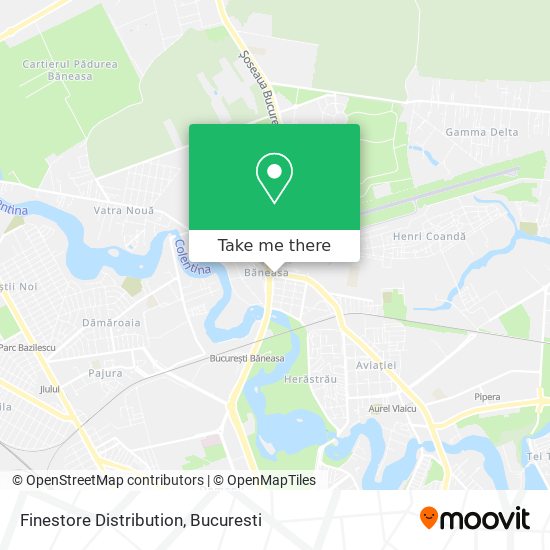 Finestore Distribution map