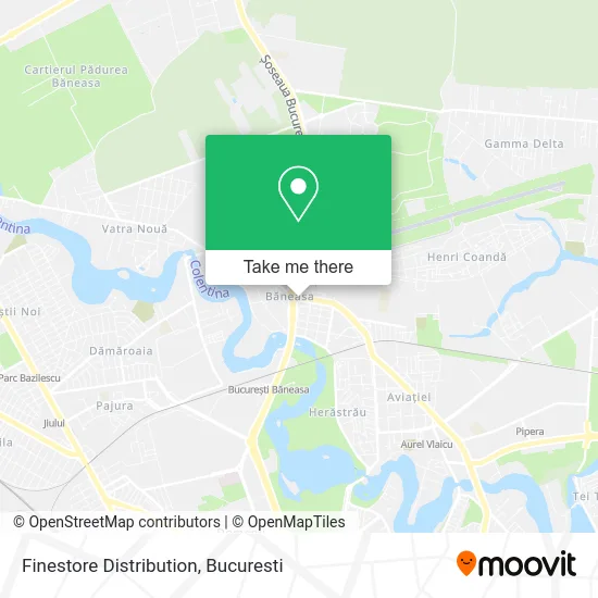 Finestore Distribution map