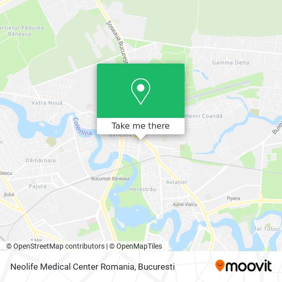 Neolife Medical Center Romania map