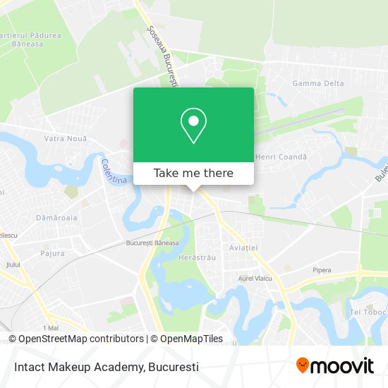 Intact Makeup Academy map