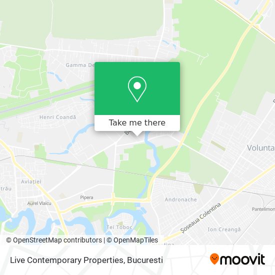 Live Contemporary Properties map