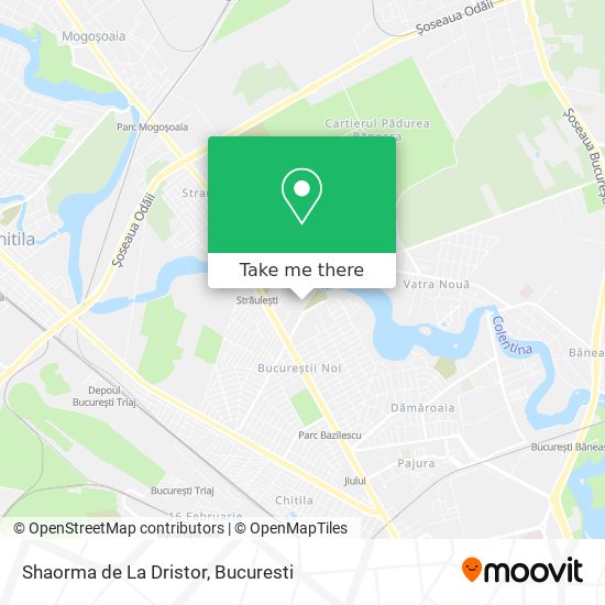 Shaorma de La Dristor map