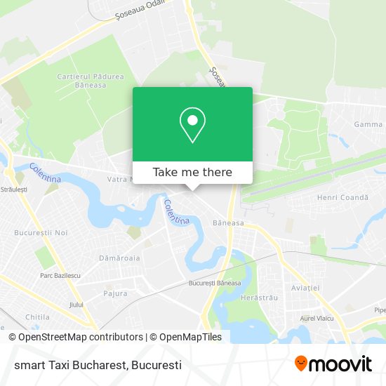smart Taxi Bucharest map