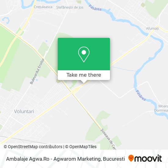 Ambalaje Agwa.Ro - Agwarom Marketing map