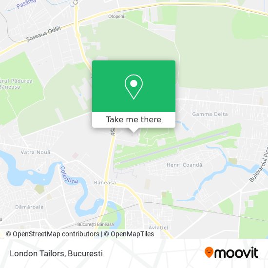 London Tailors map