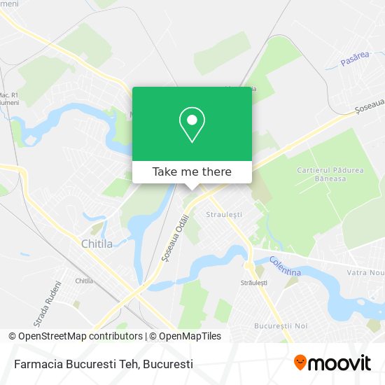 Farmacia Bucuresti Teh map