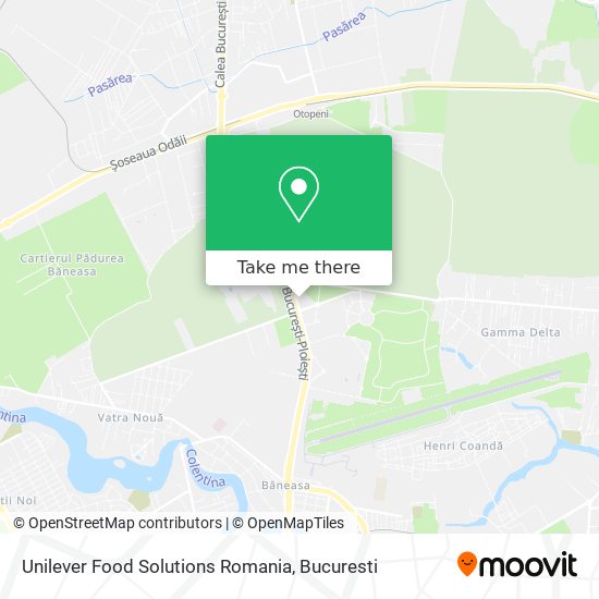 Unilever Food Solutions Romania map