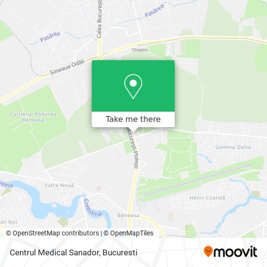 Centrul Medical Sanador map