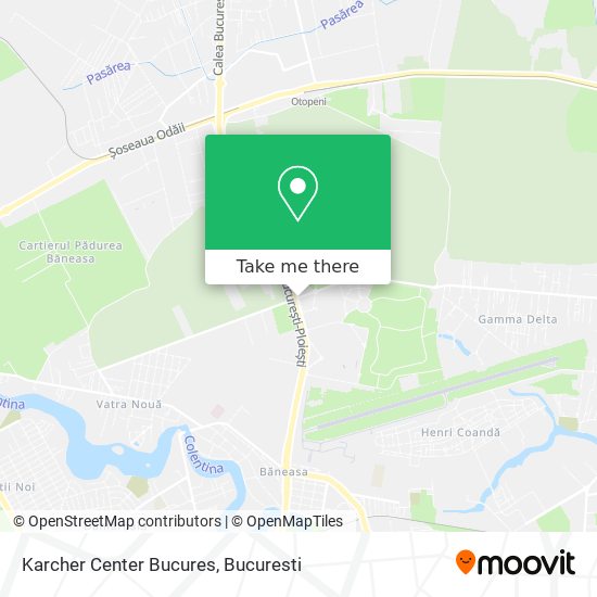 Karcher Center Bucures map