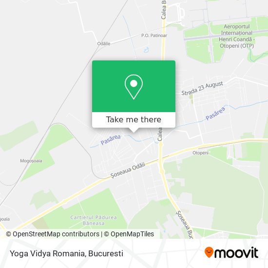 Yoga Vidya Romania map