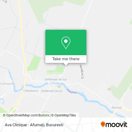 Ava Clinique - Afumați map