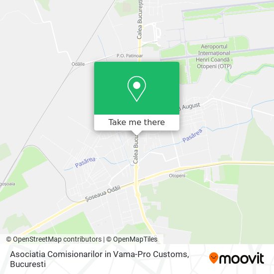 Asociatia Comisionarilor in Vama-Pro Customs map