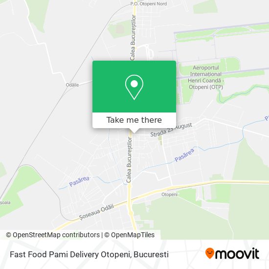 Fast Food Pami Delivery Otopeni map