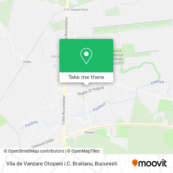 Vila de Vanzare Otopeni i.C. Bratianu map