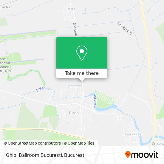 Ghibi Ballroom Bucuresti map