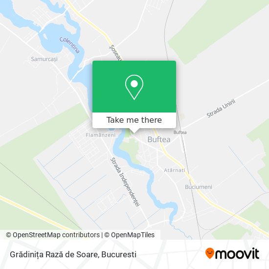 Grădinița Rază de Soare map