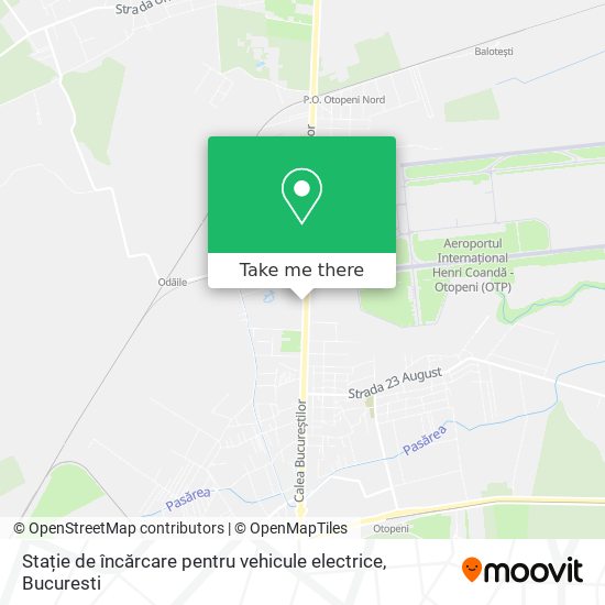 Stație de încărcare pentru vehicule electrice map