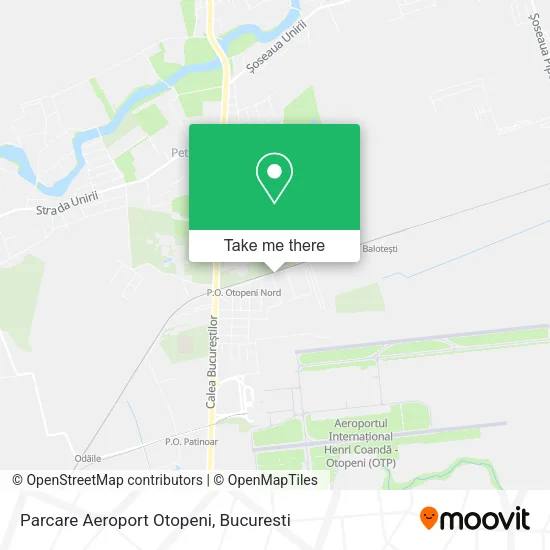 Parcare Aeroport Otopeni map
