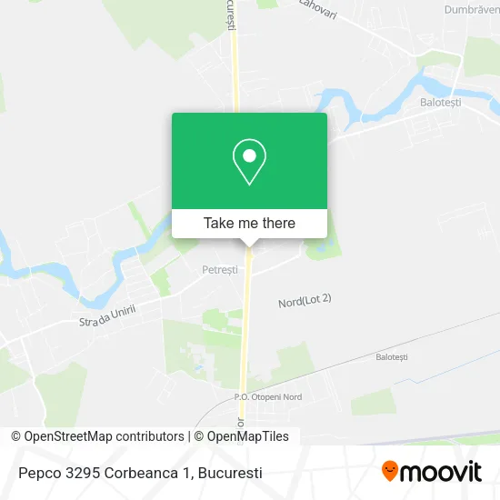 Pepco 3295 Corbeanca 1 map
