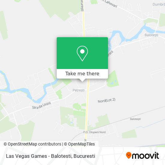 Las Vegas Games - Balotesti map