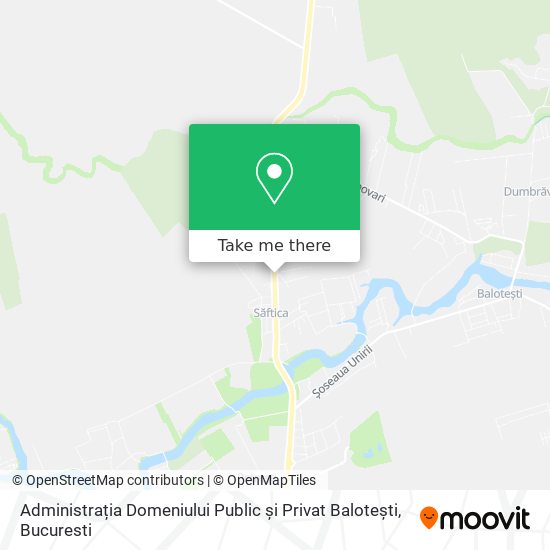 Administrația Domeniului Public și Privat Balotești map