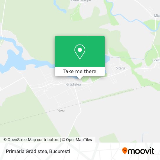 Primăria Grădiștea map